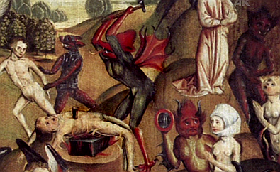 Menschen werden in der Hölle gequält (Gemälde)