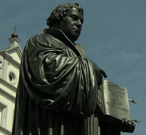 Monument of Martin Luther in Wittenberg