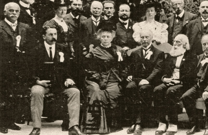 Bertha von Suttner auf dem Weltfriedenskongress 1907 in München